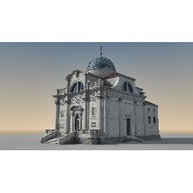 European Church 02 3D